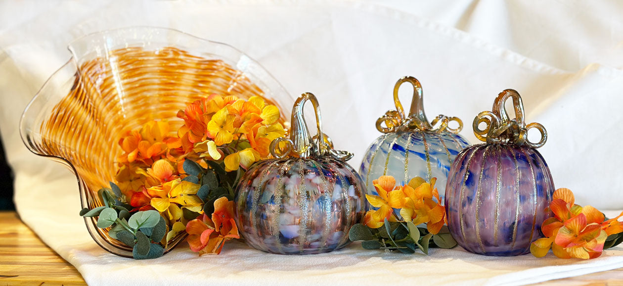 Wimberley Glassworks Glass Pumpkins