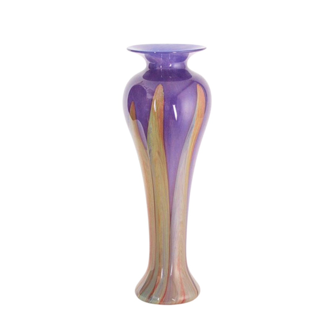 Brushstroke Hyacinth Art Nouveau Vase